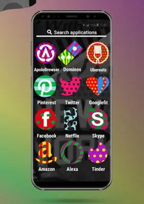 Apolo Polkadots - Theme, Icon android App screenshot 0